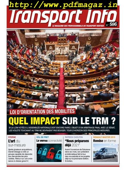 Transport Info – 28 juin 2019 Cover