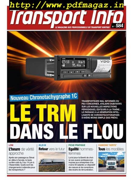 Transport Info – 31 mai 2019 Cover
