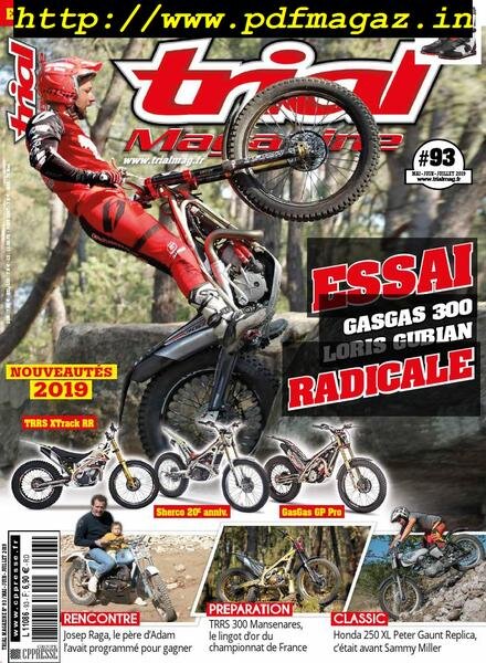 Trial Magazine – mai 2019 Cover