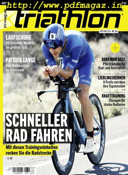 Triathlon Germany – April 2018 Cover