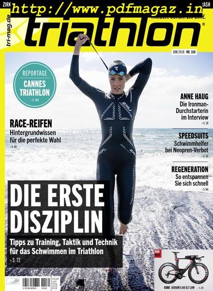 Triathlon Germany – Juni 2018 Cover