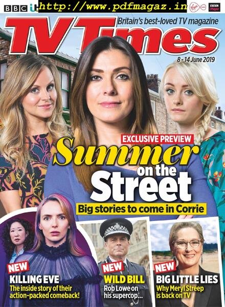 TV Times – 08 June 2019 Cover