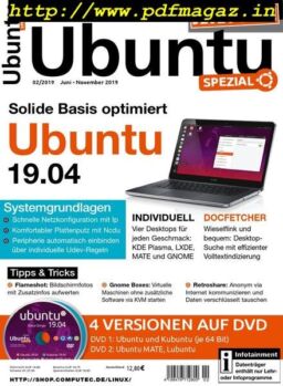 Ubuntu Spezial – Mai 2019