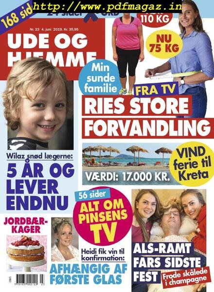 Ude og Hjemme – 04. juni 2019 Cover