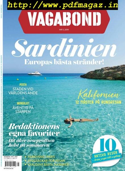 Vagabond Sverige – 23 maj 2019 Cover