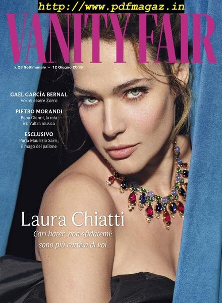 Vanity Fair Italia – 12 giugno 2019 Cover
