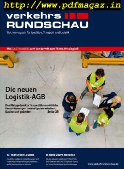 VerkehrsRundschau – 11 Juni 2019