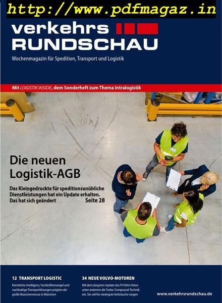 VerkehrsRundschau – 11 Juni 2019 Cover