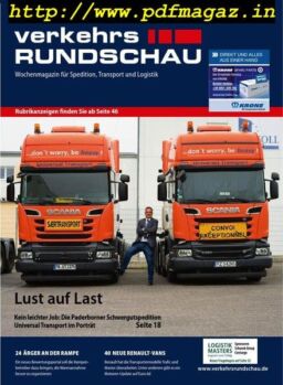 VerkehrsRundschau – 25 Juni 2019