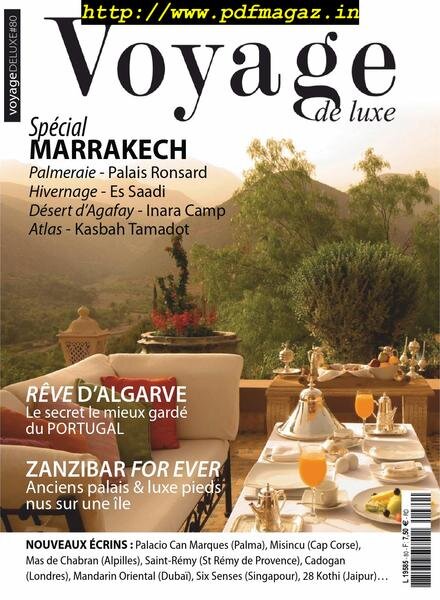 Voyage de Luxe – avril 2019 Cover