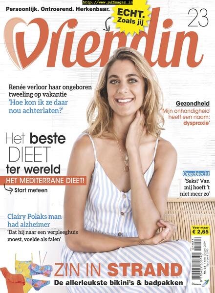 Vriendin – 05 juni 2019 Cover