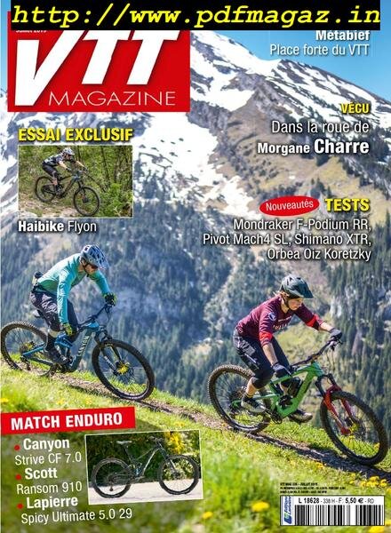 VTT Magazine – juillet 2019 Cover