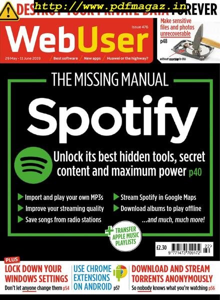 WebUser – 29 May 2019 Cover