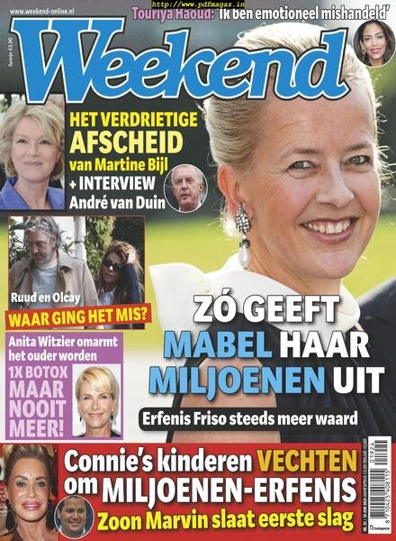 Weekend Netherlands – 12 juni 2019 Cover