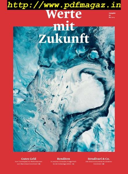 Werte mit Zukunft – Mai 2019 Cover