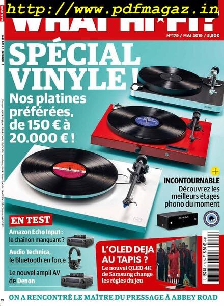 What Hi-Fi France – mai 2019 Cover