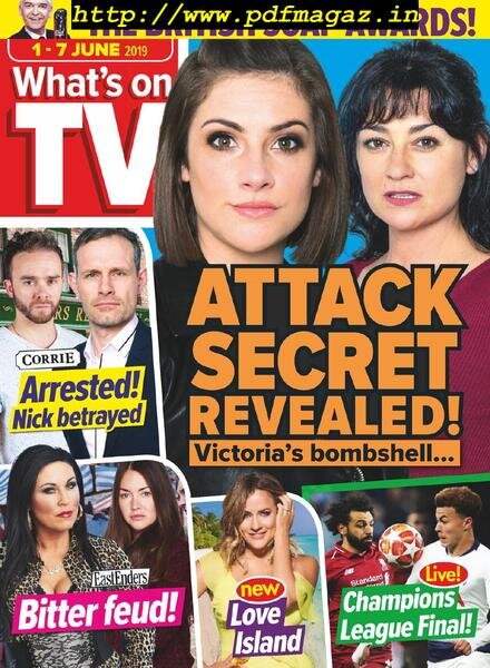 What’s on TV – 01 June 2019 Cover
