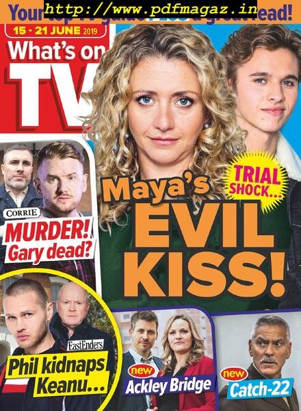 What’s on TV – 15 June 2019 Cover