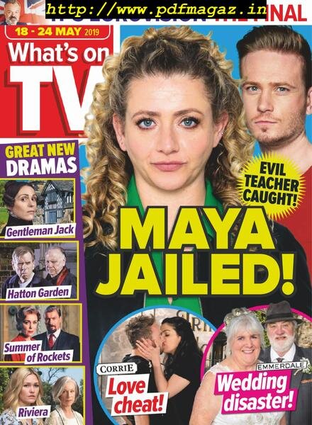 What’s on TV – 18 May 2019 Cover