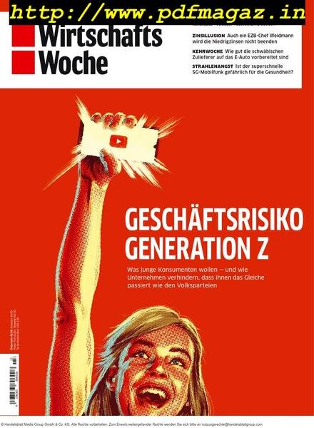 Wirtschaftswoche – 01 Juni 2019 Cover