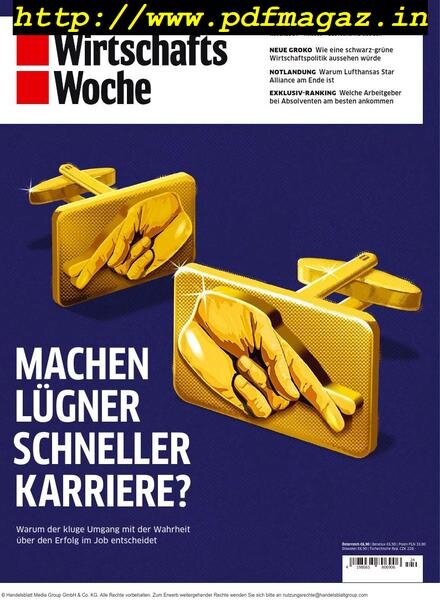 Wirtschaftswoche – 08 Juni 2019 Cover