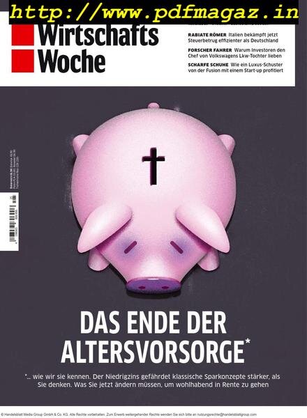 Wirtschaftswoche – 15 Juni 2019 Cover