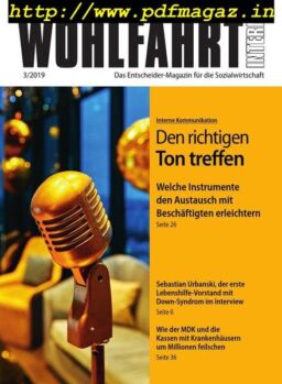 Wohlfahrt Intern – April 2019