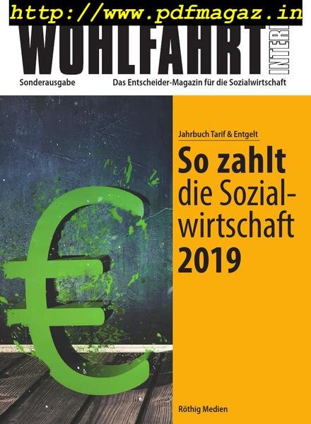 Wohlfahrt Intern – Februar 2019 Cover