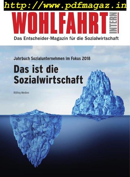 Wohlfahrt Intern – September 2018 Cover