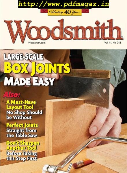 Woodsmith – June 2019 Cover