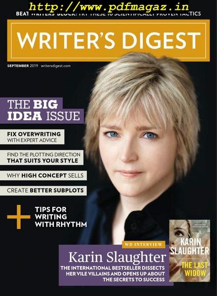 Writer’s Digest – September 2019 Cover