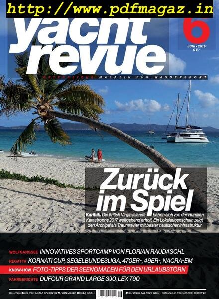 Yachtrevue – Juni 2019 Cover