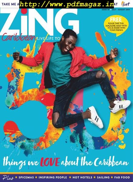 ZiNG Caribbean – July-August 2019 Cover