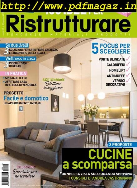 100 Idee per Ristrutturare – agosto-settembre 2019 Cover