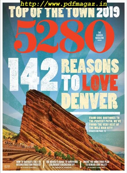 5280 Magazine – July 2019 Cover