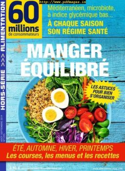 60 Millions de Consommateurs – Hors-Serie – Aout-Septembre 2019