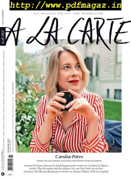 A la Carte – Juli 2019 Cover