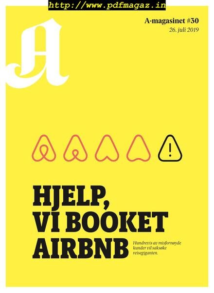 A-Magasinet – 26 juli 2019 Cover