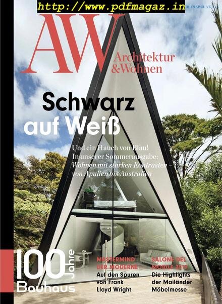 A&W Architektur & Wohnen – Juli 2019 Cover