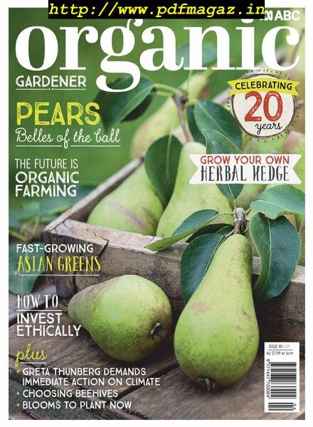 ABC Organic Gardener – September 2019 Cover