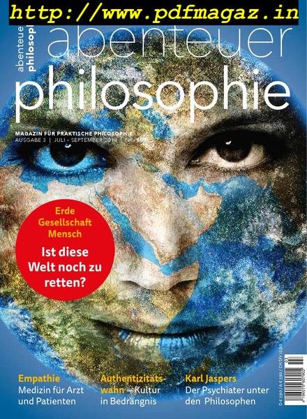 Abenteuer Philosophie – Juli-September 2019 Cover