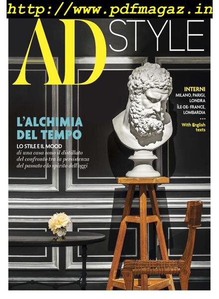 AD Architectural Digest Italia – Giugno 2019 Cover