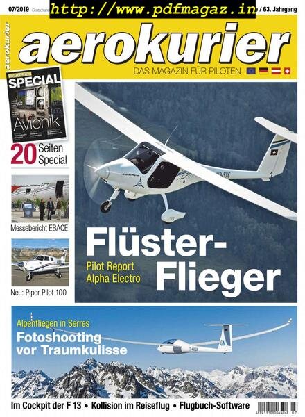 Aerokurier – Juli 2019 Cover