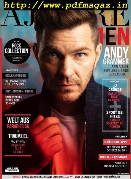 Ajoure Men – August 2019 Cover