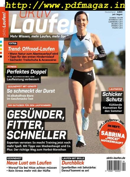 Aktiv Laufen – Juli-August 2019 Cover