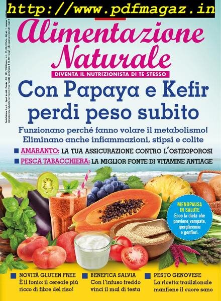 Alimentazione Naturale – Luglio 2019 Cover