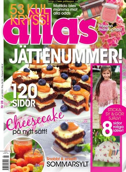 Allas – 04 juli 2019 Cover