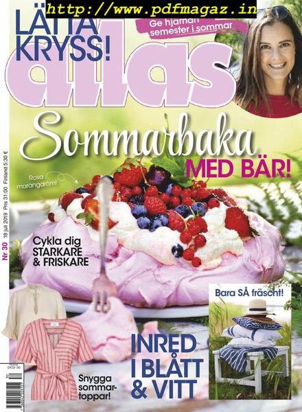 Allas – 18 juli 2019 Cover