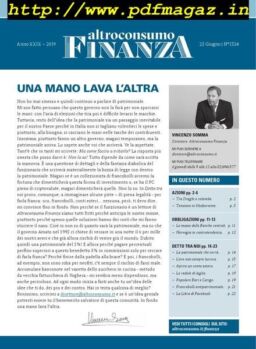 Altroconsumo Finanza – 25 Giugno 2019