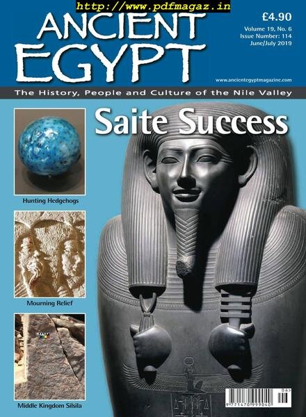 Ancient Egypt – June-July 2019 Cover